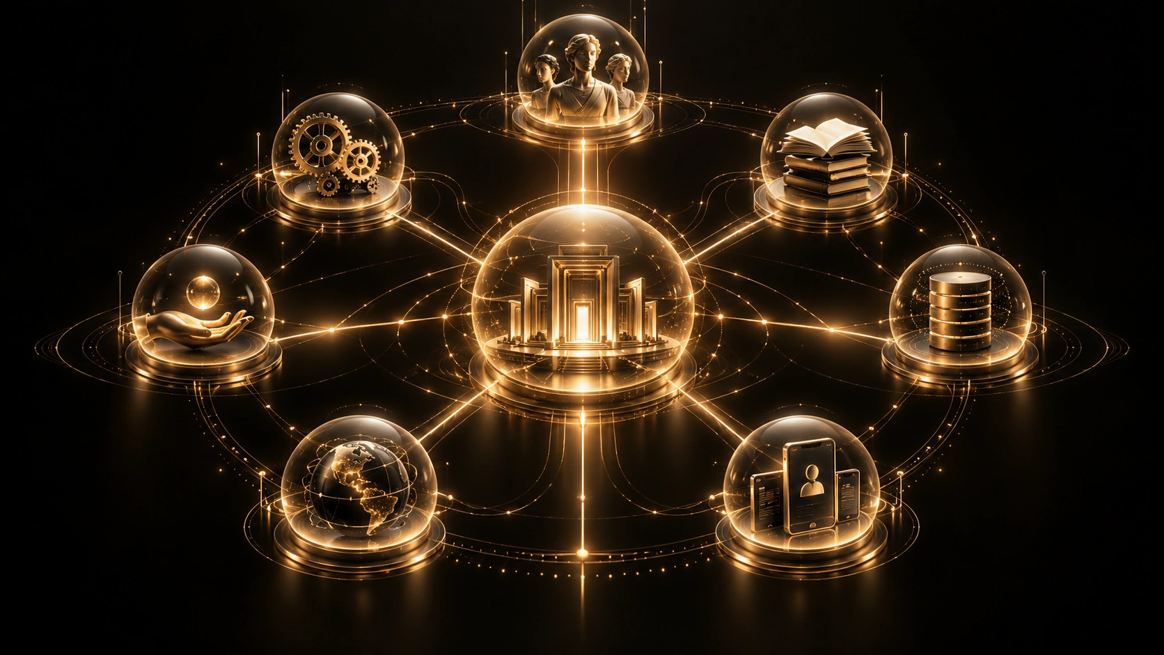 gouden_kennisnetwerk_met_centrale_tempel Brand entity connected to services, expertise, authorship, structured data and external references for clearer AI understanding.
